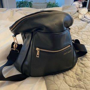 FAWN Design Black and Gold Diaper Bag Backpack